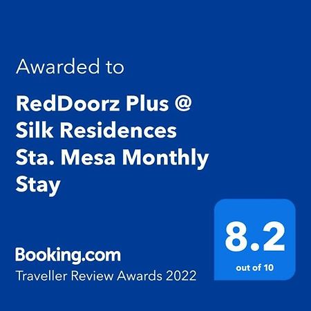Reddoorz Plus @ Silk Residences Sta. Mesa Monthly Stay Manila Exteriér fotografie
